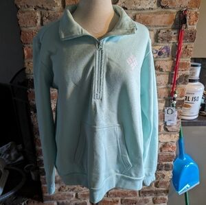 Quarter zip Columbia fleece‎ pullover Spring Blue